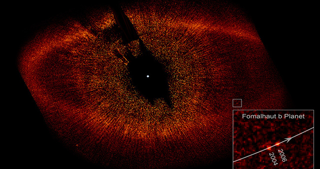 哈勃望远镜拍摄到北落师门新行星