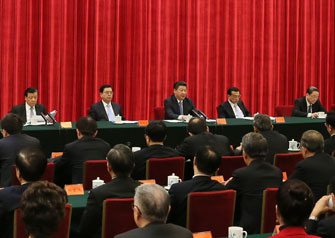 纪念胡耀邦诞辰100周年座谈会现场