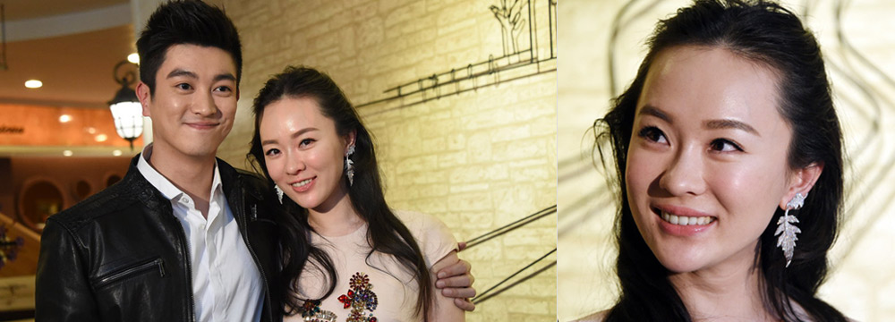 霍思燕杜江恩爱现身 女方望老公眼含爱意 