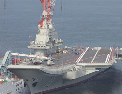 解放军证实建纯国产航母 电磁弹射器超越美国