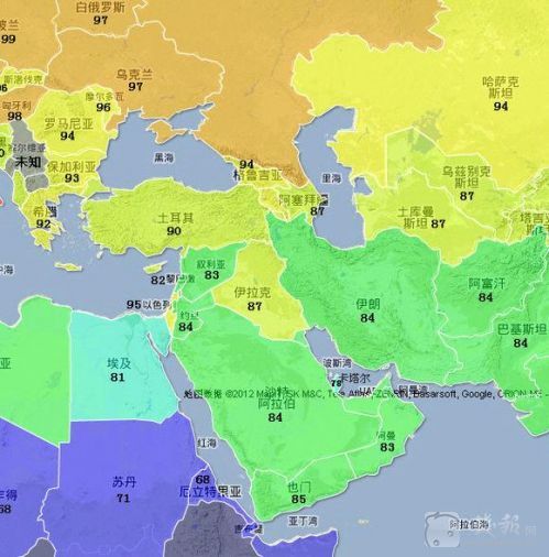 全球人口智商分布_世界 人口 智商 GDP 分布图(2)