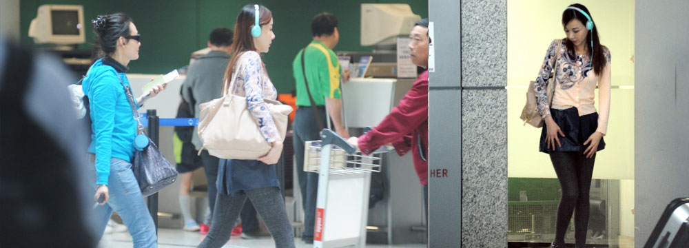 46岁萧蔷身材火辣 纤腰细腿保养有道