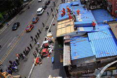 北京西城拆除违建棚户区