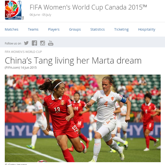 凤凰体育讯 在中国女足1-0战胜荷兰的比赛中,1995年出生的唐佳丽一战