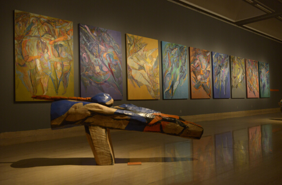 殷小烽雕塑绘画展:神性和人性|殷小烽|艺术展_凤凰文化