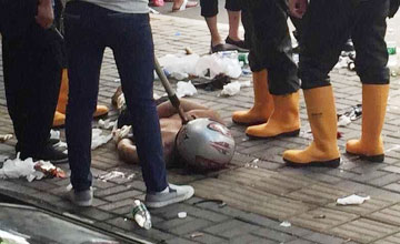 艾滋病逃犯咬伤警察后跳楼身亡