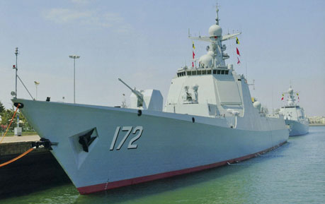 台湾军方自制宣传片妄称052D驱逐舰“弱不经风”