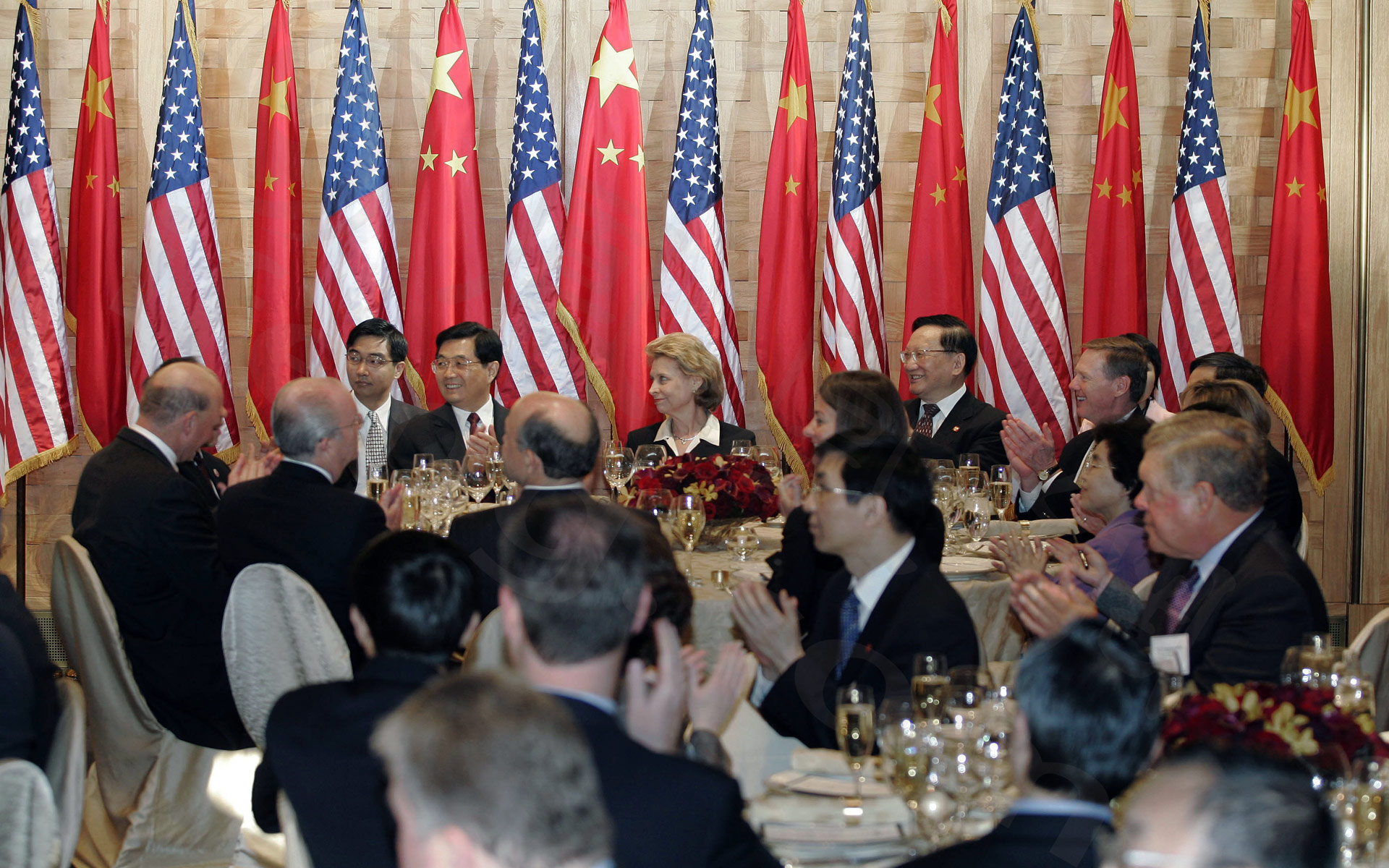 中国领导人历次访美珍贵画面