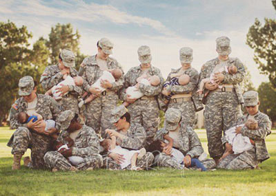 这张女兵哺乳照红遍网络