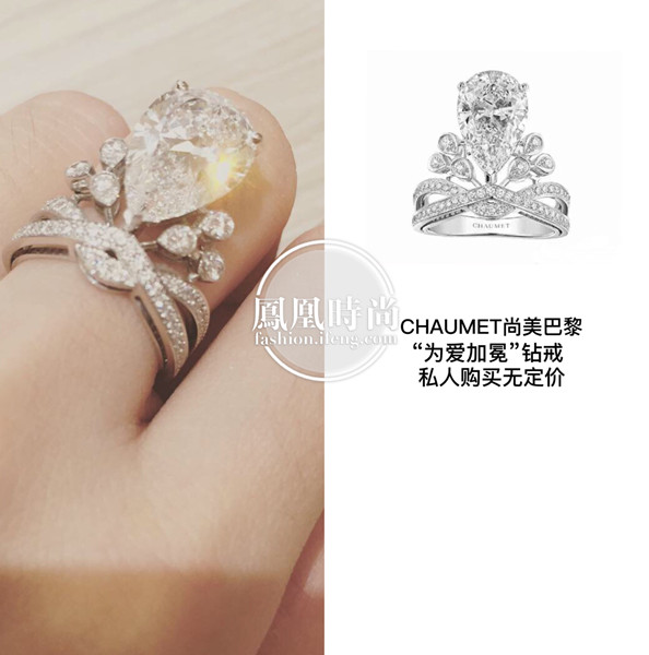 4,送千万钻戒 去拍婚纱照,还顺便送给baby一颗"大鸽子蛋",这枚钻戒