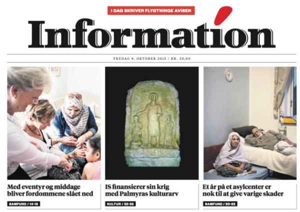 丹麦报纸出“难民特刊” 放手让12名难民记者采编