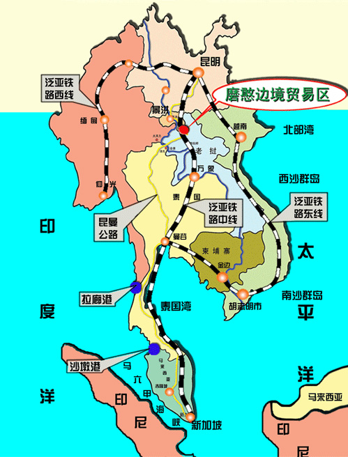 中老铁路项目落地:首条与中国铁路网直连的境