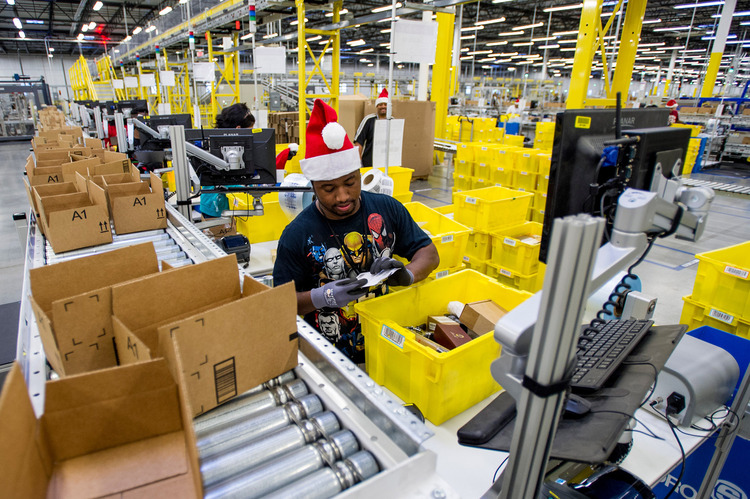 购物季密集到来 亚马逊10万临时工待遇差引争