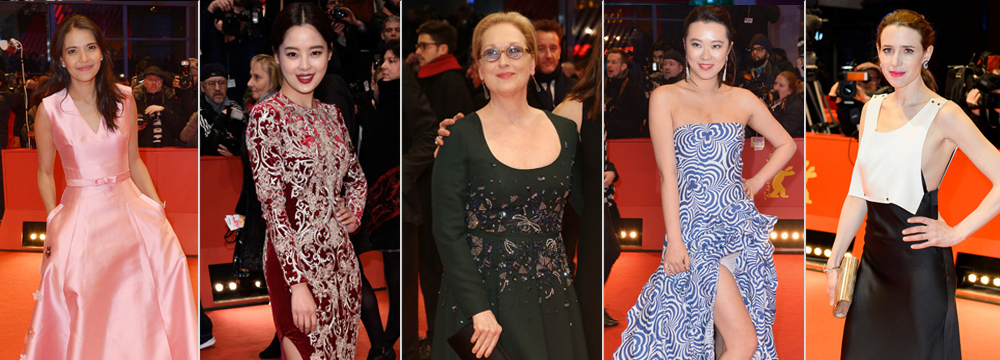 第66届柏林电影节闭幕红毯：众女星红毯斗艳