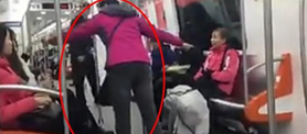 实拍地铁“咆哮女”:我就是没道德 让110来找我