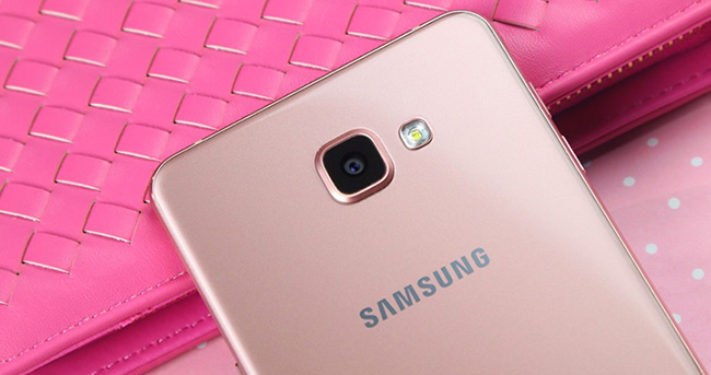 粉色三星Galaxy A9图赏：突破性外观设计