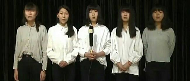 女团Sunshine素颜上节目