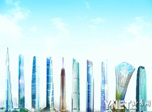 中国摩天大楼5年后或达千座 是地标还是浪费?