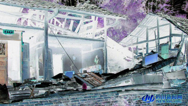 直击天全县地震灾情