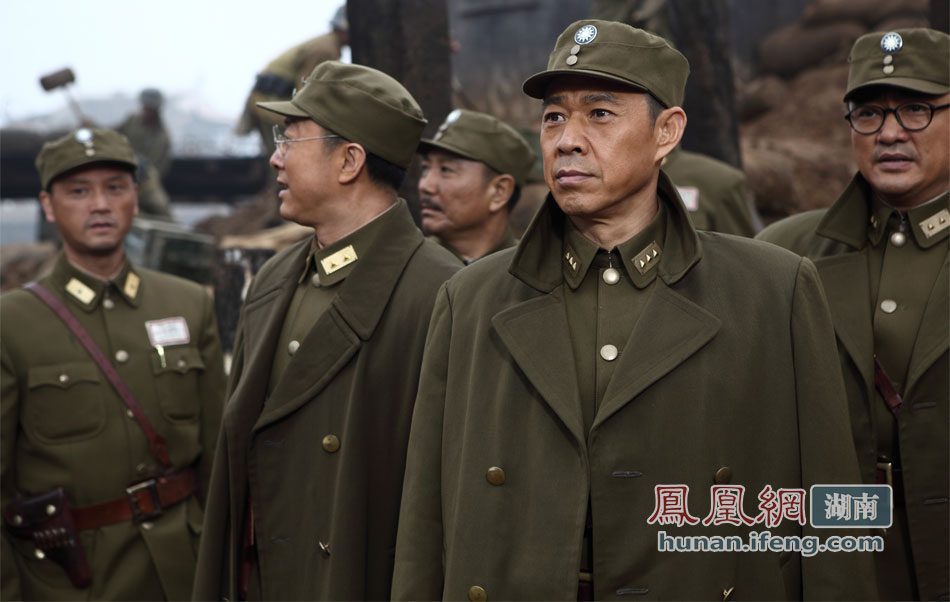《长沙保卫战》剧照，张丰毅饰演中日抗战第一战将薛岳。