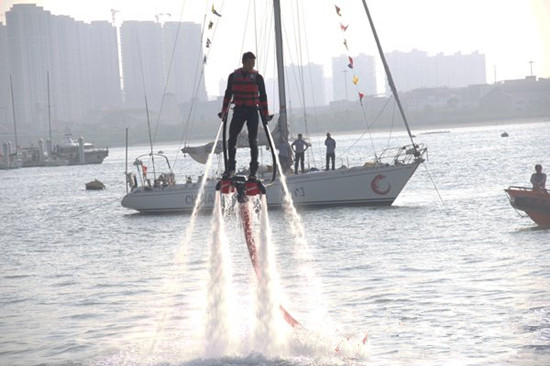 激情四射的海上运动,上天入海的水上飞行器fly