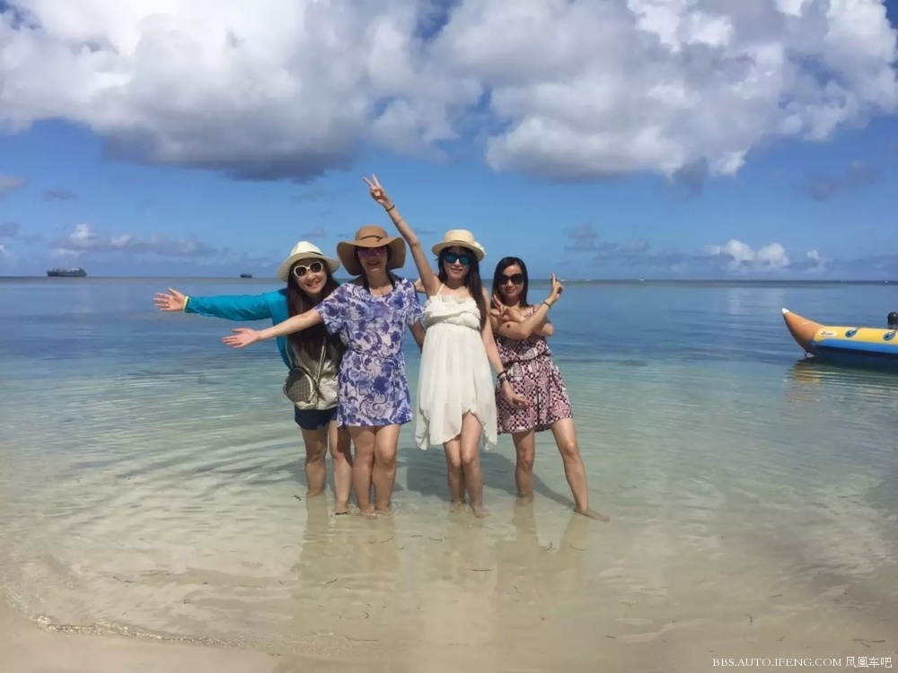 我和闺蜜去旅游,同一个梦想塞班岛!