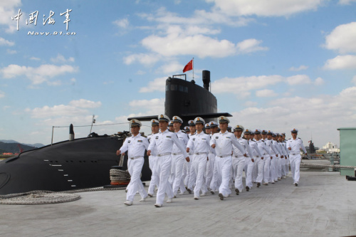 解放军东海舰队新型331号潜艇.图片来源:中国海军网