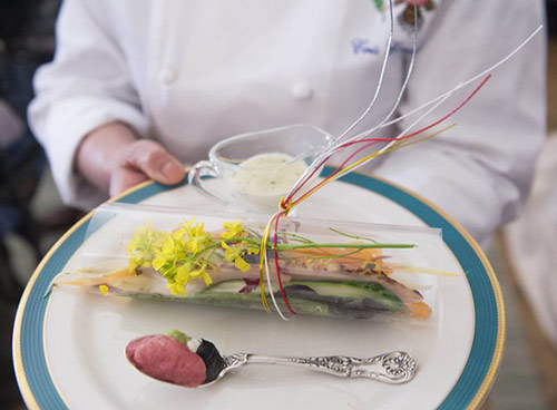 奥巴马宴请安倍菜品曝光 融合美日特色