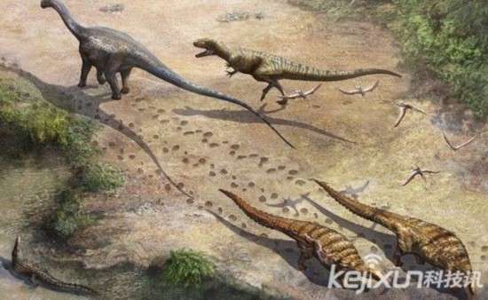 山东发现3千多个恐龙脚印世界罕见地质奇观