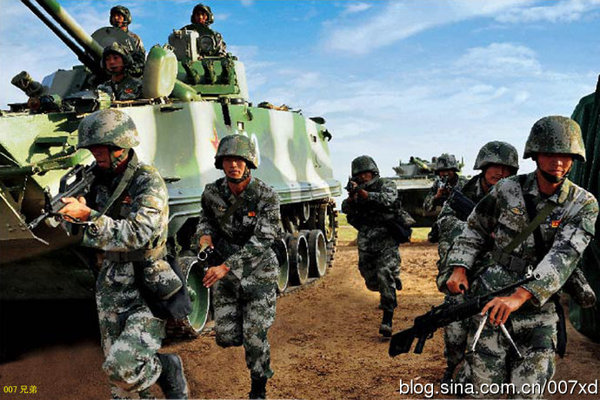 兰州军区机械化步兵旅也开赴5500米青藏高原