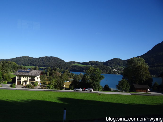 奥地利主要工业城市之一-林茨及去湖区途中一