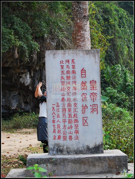 正文皇帝洞 神奇的皇帝洞,是个石灰岩大溶洞,主要是侵蚀地下水沿