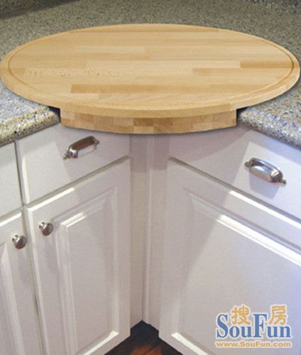 小小创意消除橱柜转角处死角 让厨房变得更完美_河南频道_凤凰网