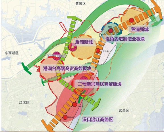 武汉市江岸区经济区位优势图片