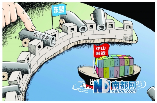 出口频遭退证查询 中山造遇贸易壁垒