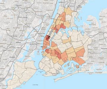 纽约警方发布犯罪地图 曼哈顿华埠犯罪率较高