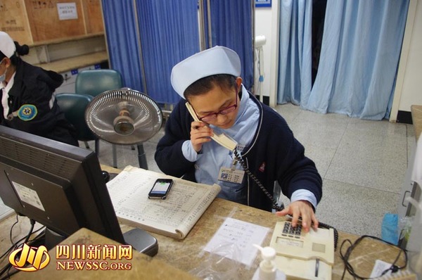 见证1314:省医院急救中心急诊分诊台护士程
