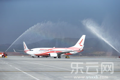 瑞丽航空两架飞机落地长水|航空|飞机