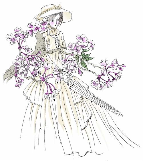 漫画/王伟宾 樱花绝对是墙内开花墙外香的代表。如今人们一说起樱花,好像只有日本才有,单瓣、白色微带粉红的日本樱花也确实是目前为止栽培最为广泛的樱花之一。 但是少有人知的是,樱花是土生土长的中国姑娘。 连日本著名文献《樱大鉴》里也记载,日本樱花最早是从中国的喜马拉雅山脉传过去的。