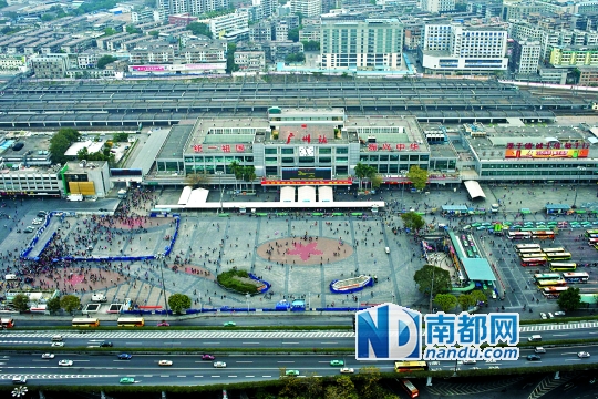 火车站或建高架平台连通候车室|广州|袁奇峰