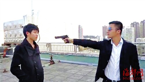 莆田学院大一学生自编自导 校园版《神探夏洛