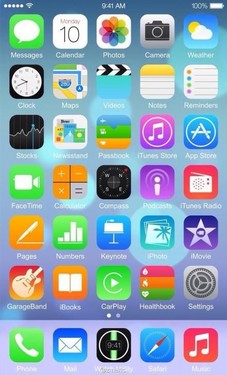 搭载ios 8图标5×6布局 iphone 6再曝光