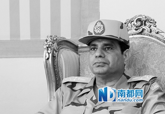 宣布解除穆尔西总统职务的正是塞西。