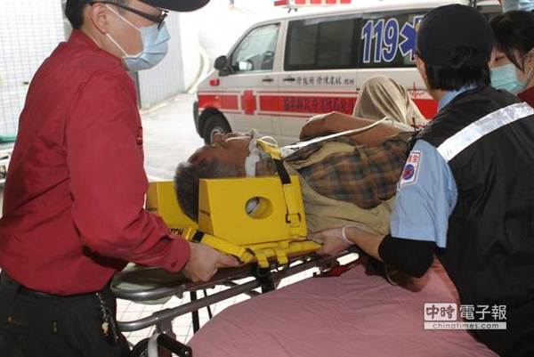 谢姓男子疑梦游走失两天，今早被寻获送医。图片来源：台湾《中时电子报》