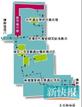 馆长说,先从陈列展看资料    了解背景会比较容易看得懂    ■参观路线