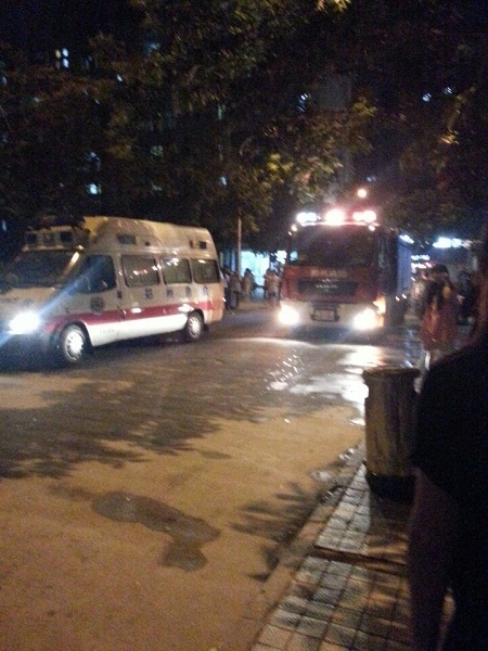 120和119赶往现场