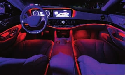 奔驰全新S级夜间试驾星耀浦江|试驾|内饰