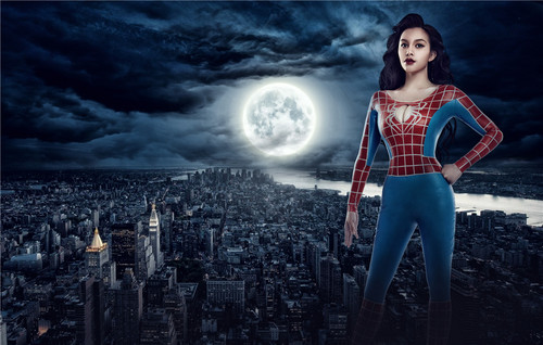 女神苏梓玲变身放大招 化身国产蜘蛛侠|蜘蛛