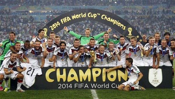 总进球数171个 德国获3500万美元奖金|世界杯|进球