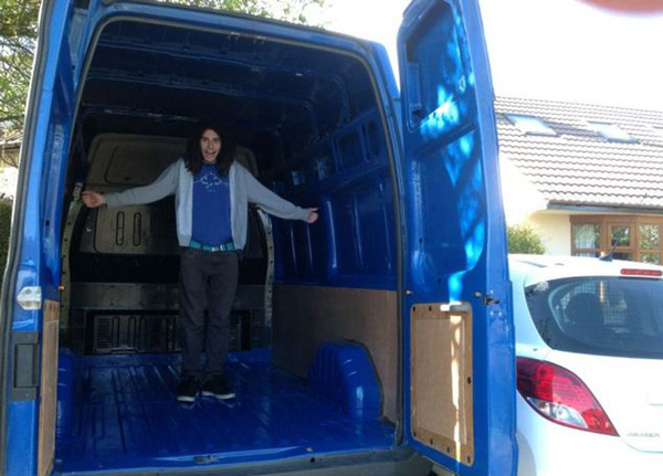 图为改装前的货车（网页截图）